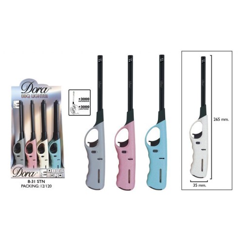 DORA ENCENDEDOR COCINA LARGO 265X35 CMS C/12 FUEGO